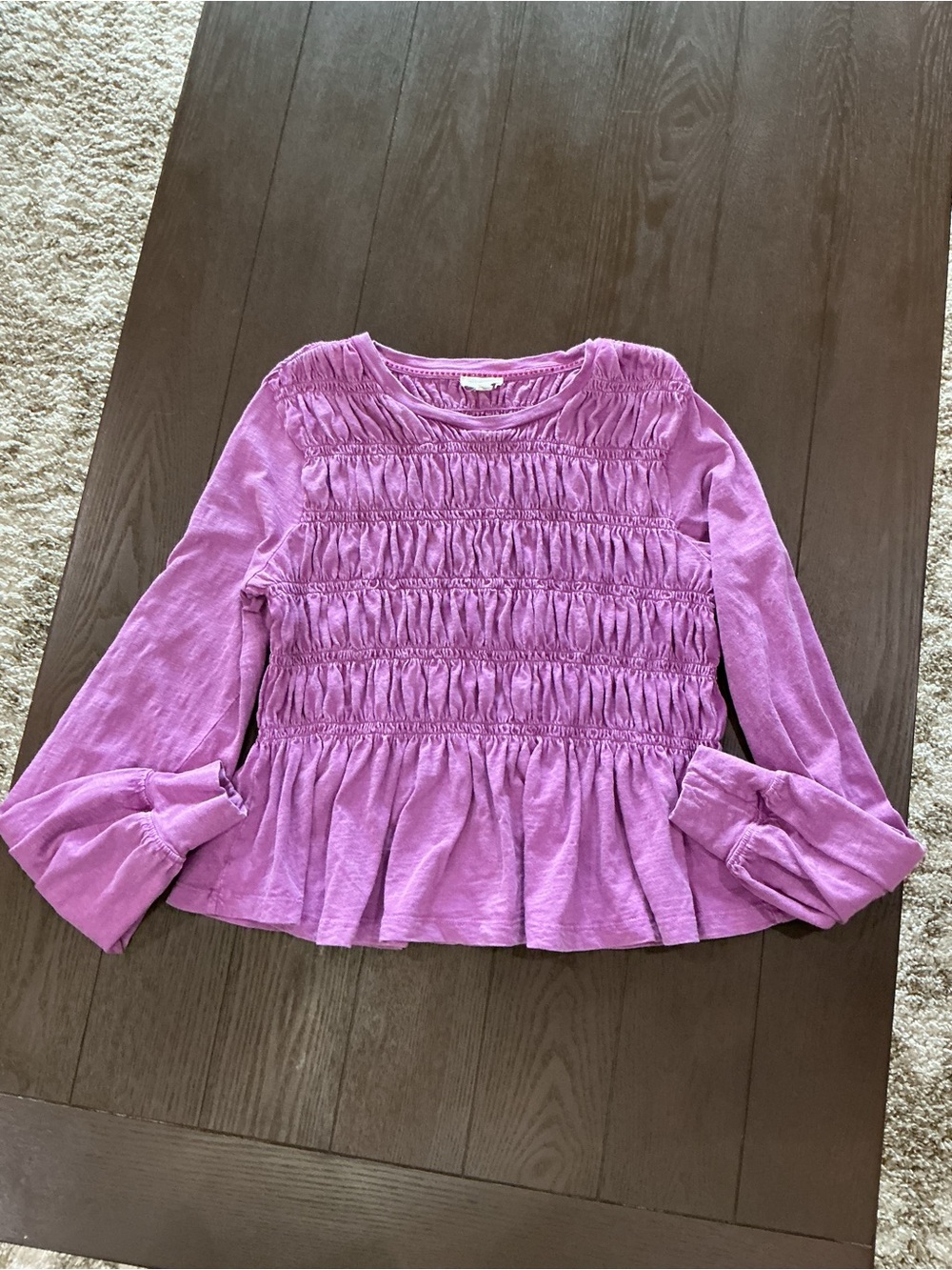 Pilcro Smocked Top
